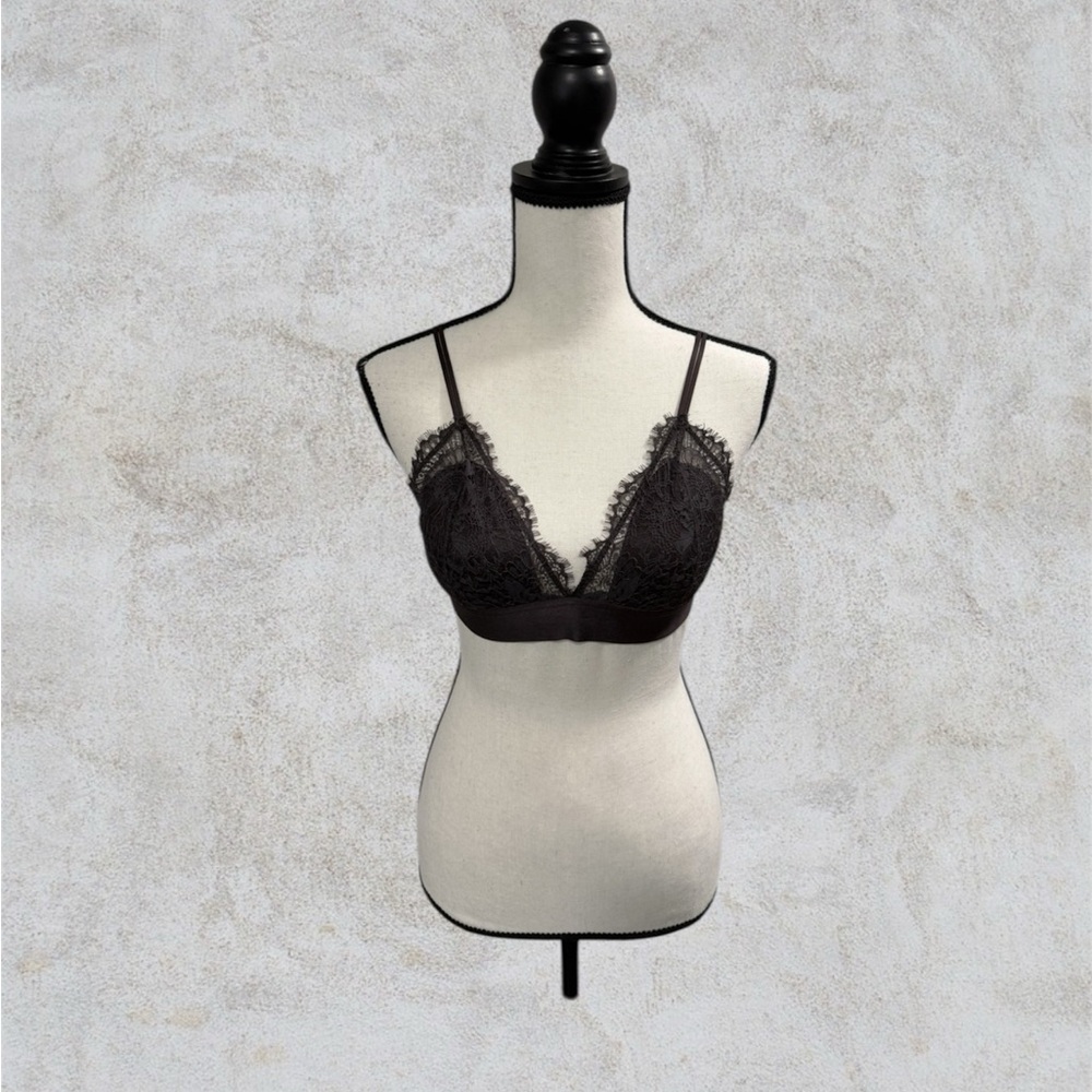 Ella Black Lace Bra